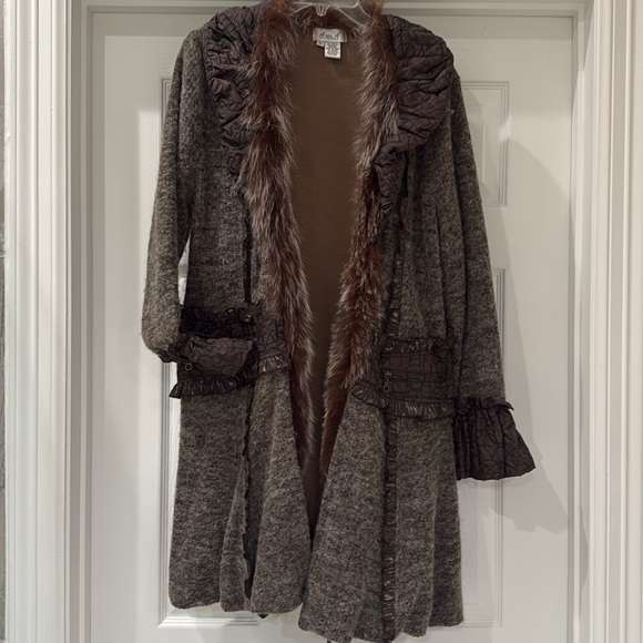 Anis A Wool Blend Long Sweater M - Picture 5 of 7